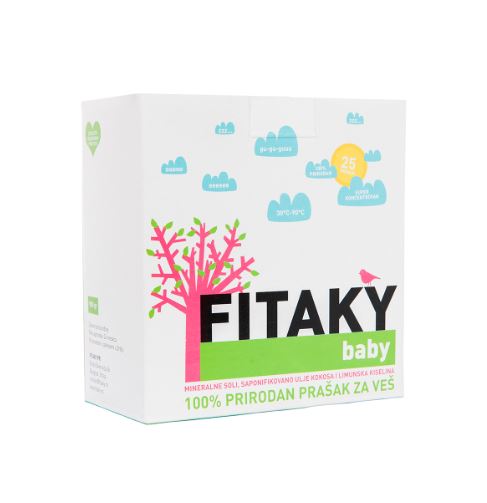 Fitaky prašak za veš za bebe-0,9kg