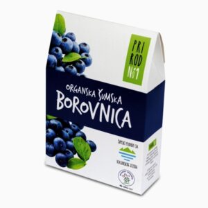 Organske borovnice šumske zamrznute - 250g